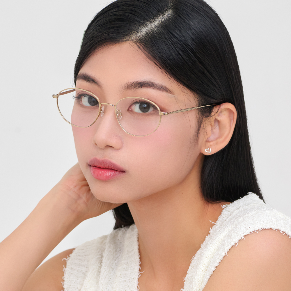 【CARIN】EDELL C2 鈦金屬 橢圓框光學眼鏡♥