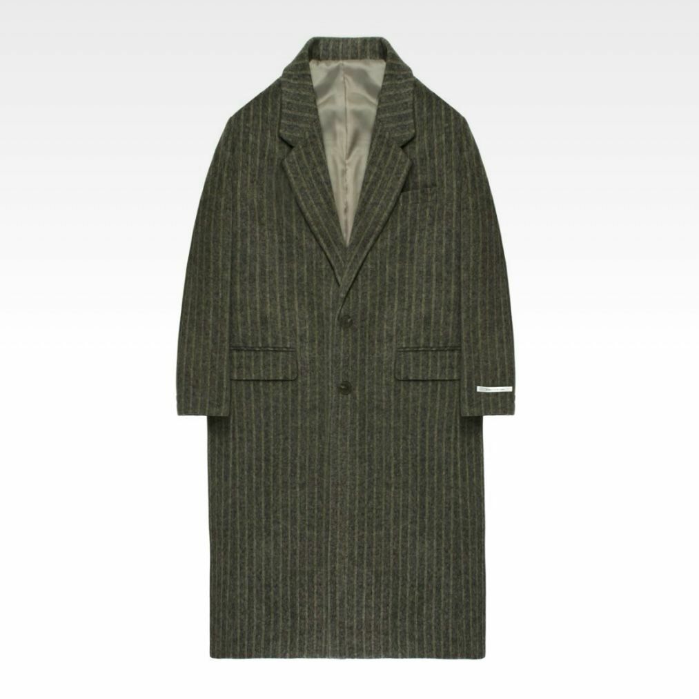 暗直紋西裝長褸 D.B.Y.M-032JK