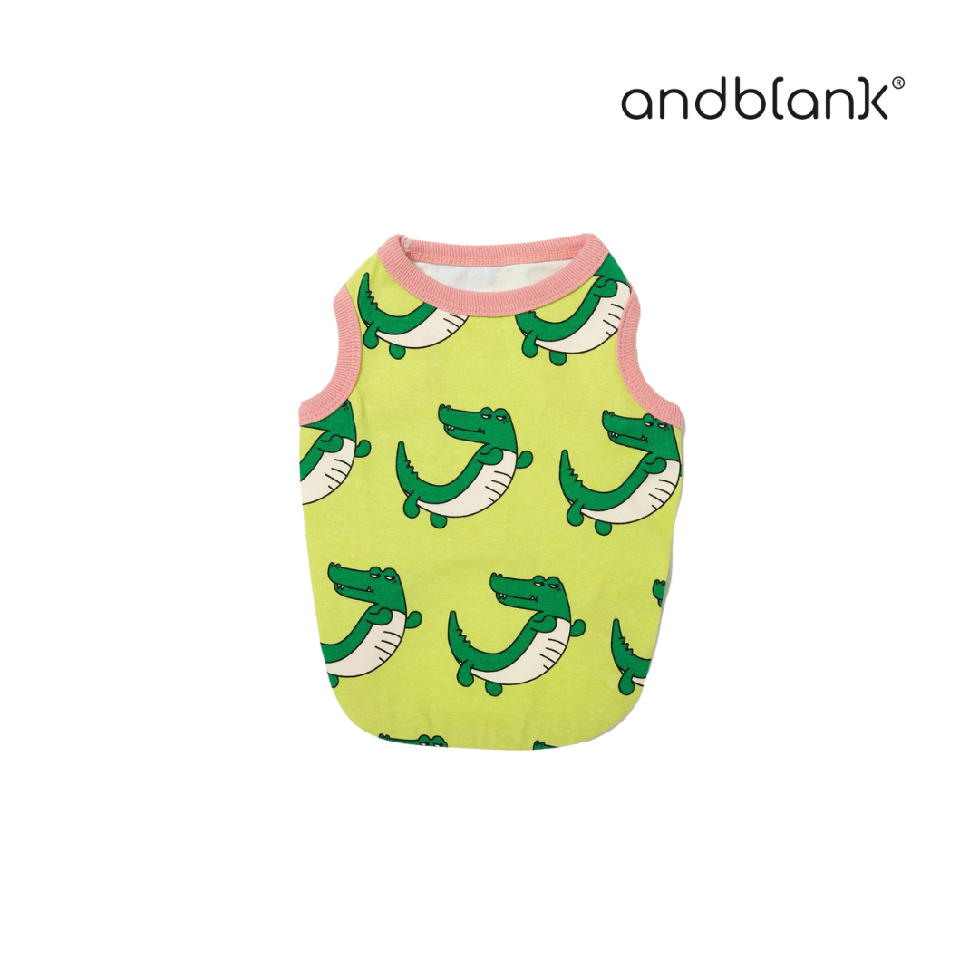 andblank iconic 慵懶鱷魚背心