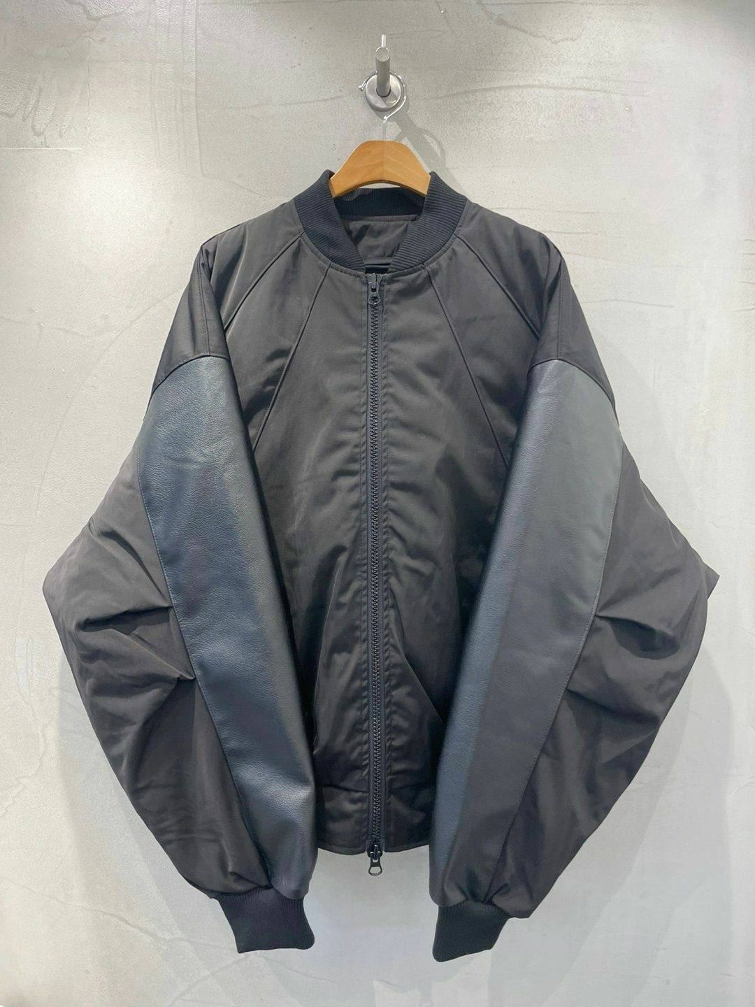 拼色拉鍊外套(可拆薄夾棉底) UNSTANDARD-049JK