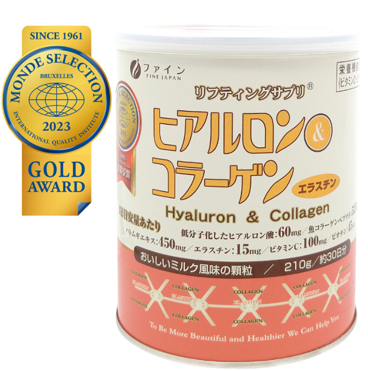 Fine Japan 透明質酸及膠原蛋白 210克 (罐裝)