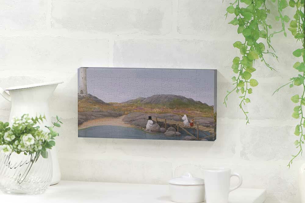 Moomin-島與燈塔 (立體免框) (環保樹脂)