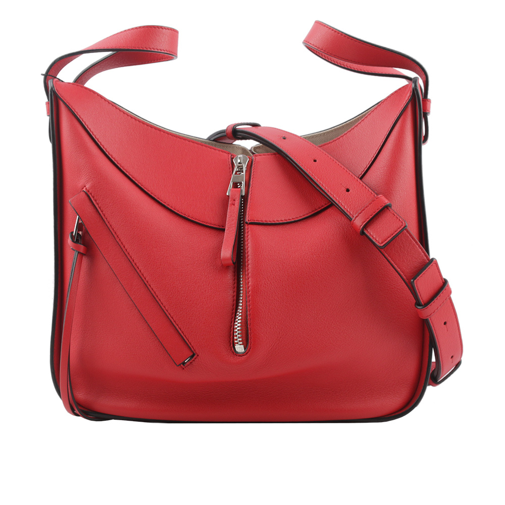 【LOEWE】Hammock Small 牛皮吊床包(紅色)