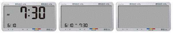 血壓計-時鐘顯示