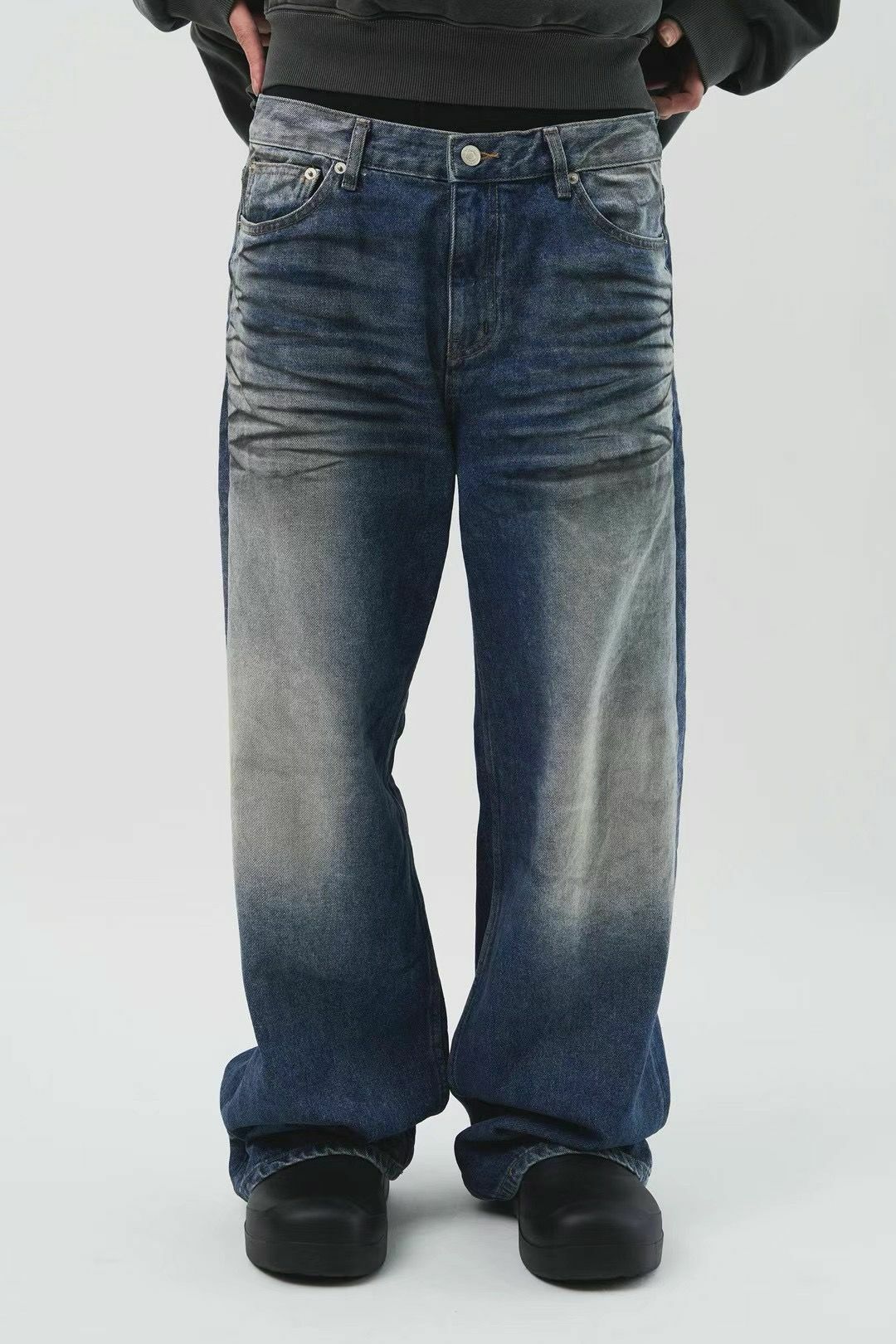 洗水鬆身牛仔褲 LIL-013J