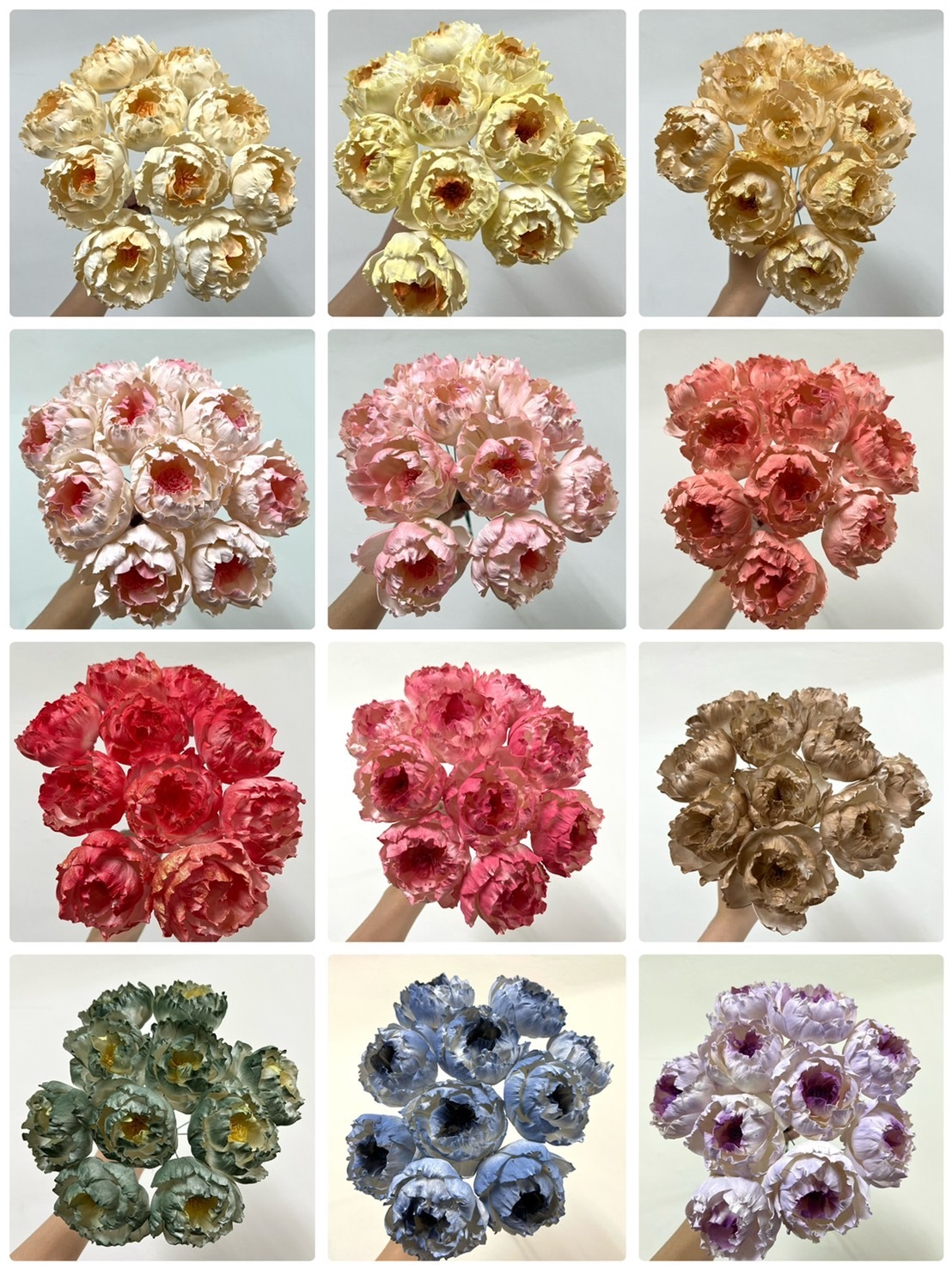 泰國索拉花 牡丹 6CM  (高品質)