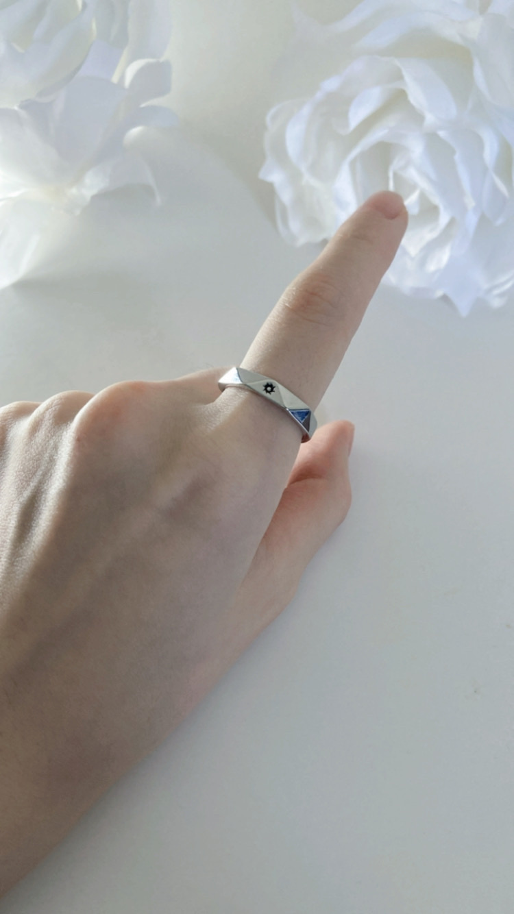 「Eclipse🌙☀️」情侶戒指💍 ｜S925純銀或鍍銀｜活口對戒｜免費刻字✒️｜