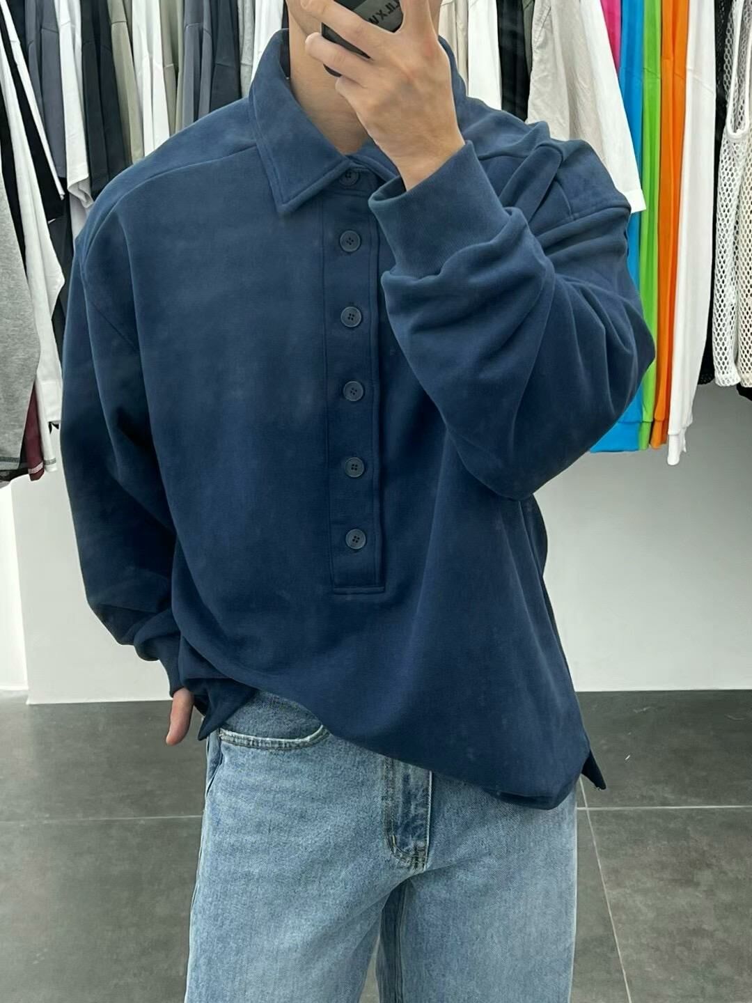 淨色長袖PoloTee LIL-017T