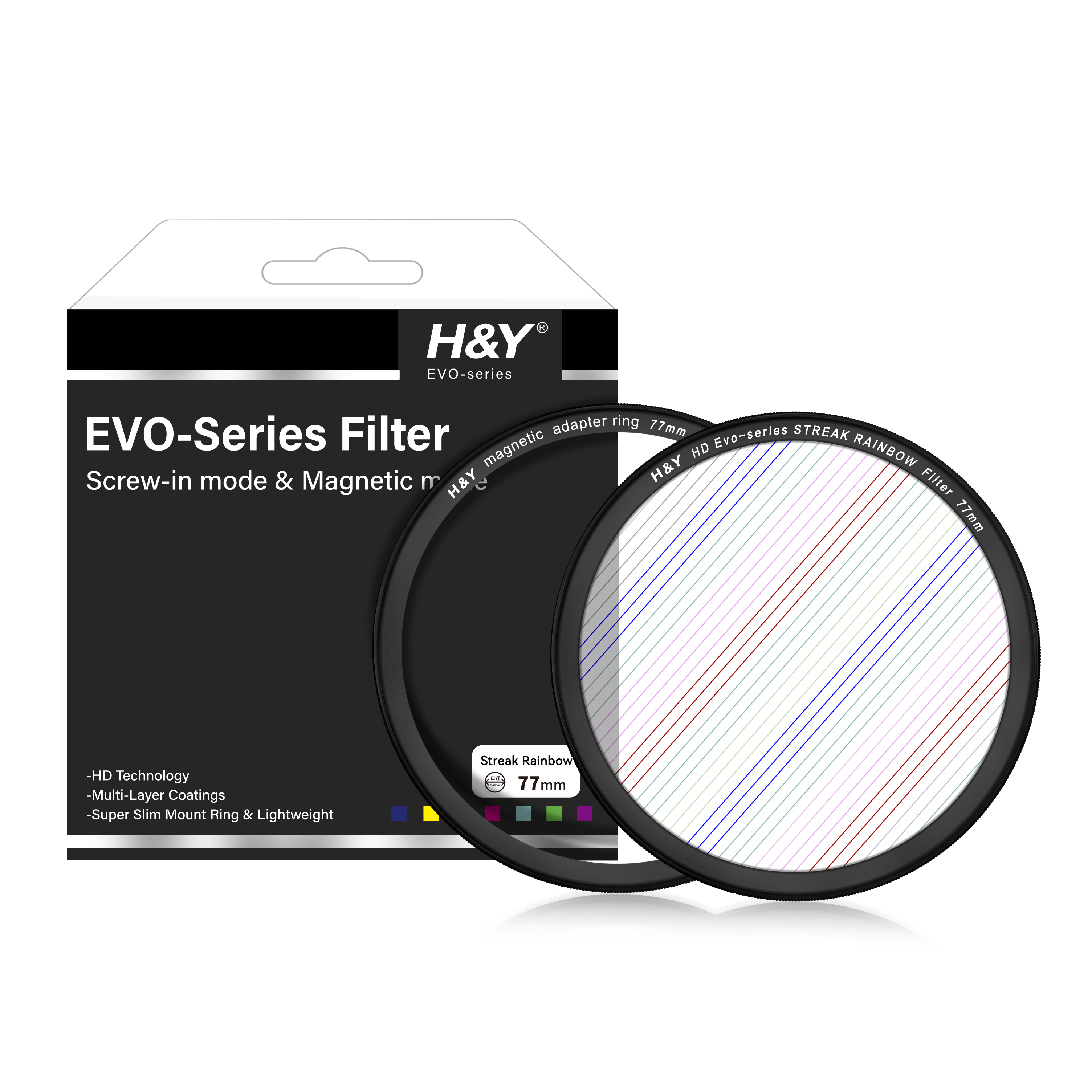 H&Y Evo-Series Streak Rainbow