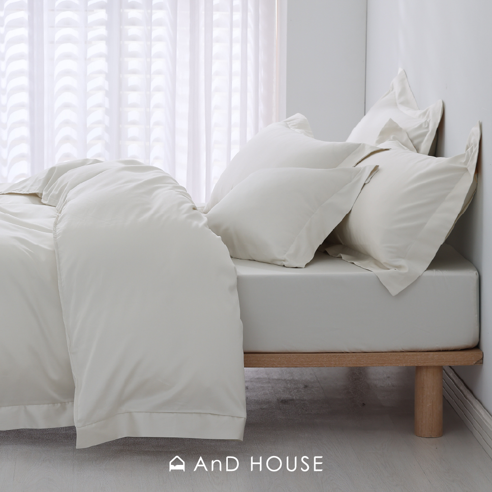 80支天絲｜100%萊賽爾｜象牙白｜單品&床包被套組