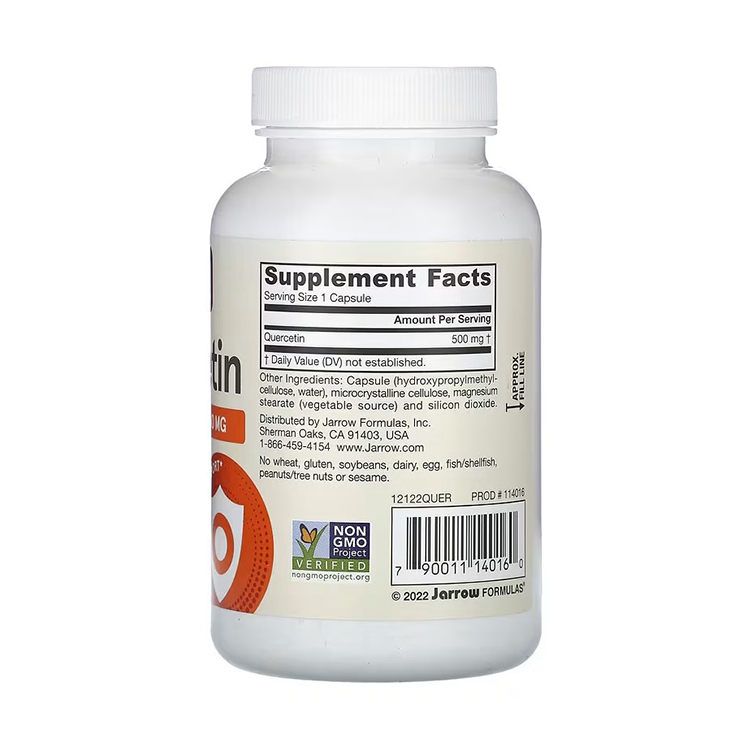 Jarrow Formulas, Quercetin, 500 mg, 100 Capsules
