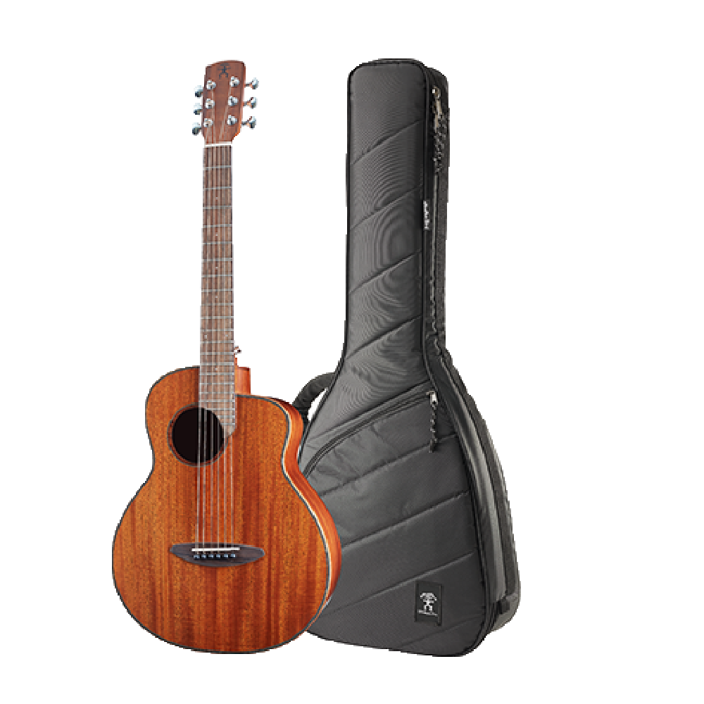 aNueNue aNueNue / 20原創系列 面單旅行木吉他/面單木吉他(非洲桃花心木)(原聲款/插電款)(M20/L20/M20E/L20E) 彩虹人官方認證 — 三峽吉他 / Bass｜YA! 玩音樂