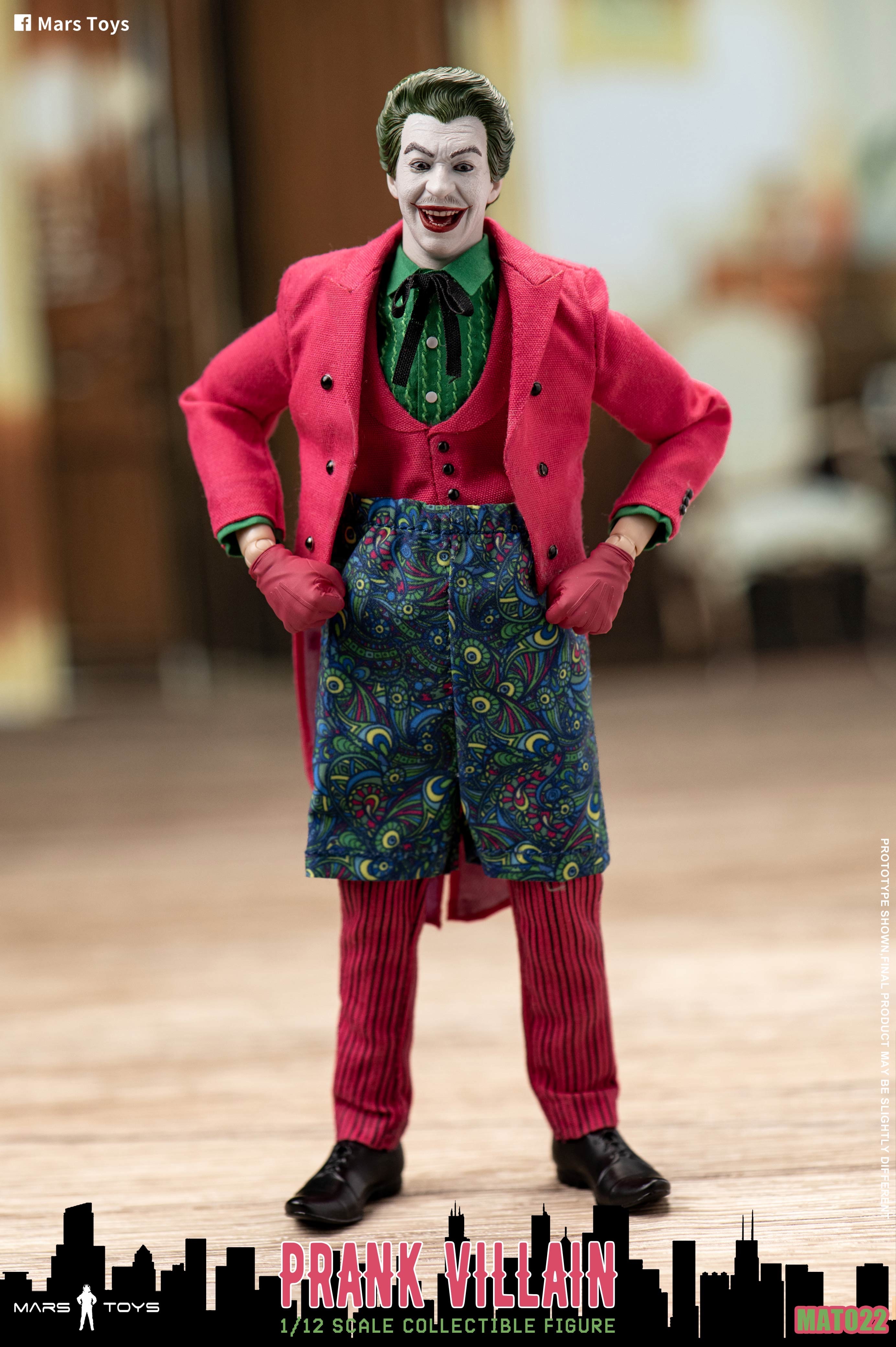Mars Toys 1/12 プランク・ヴィラン ジョーカー MAT022 Mars Toys 1/12 Prank Villain Action Figure (MAT022