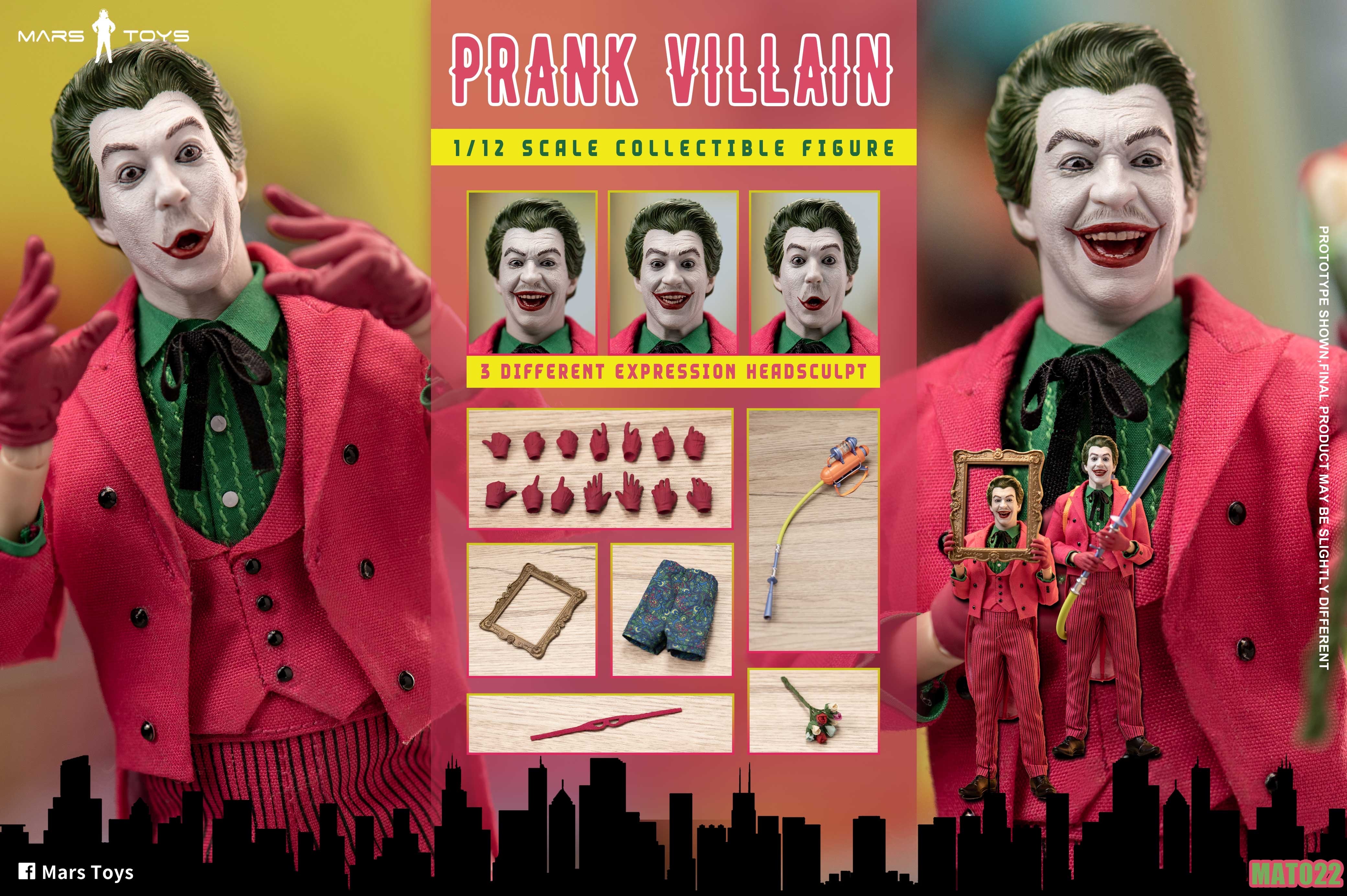 Mars Toys 1/12 Prank Villain Action Figure (MAT022