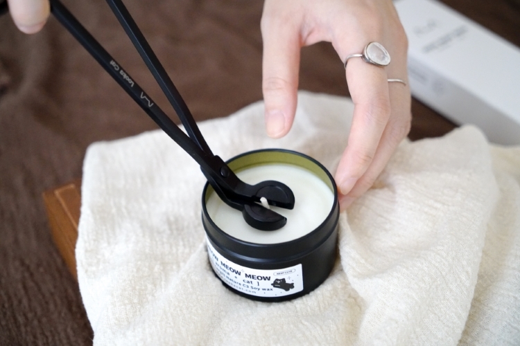 貓咪圓頭燭芯剪