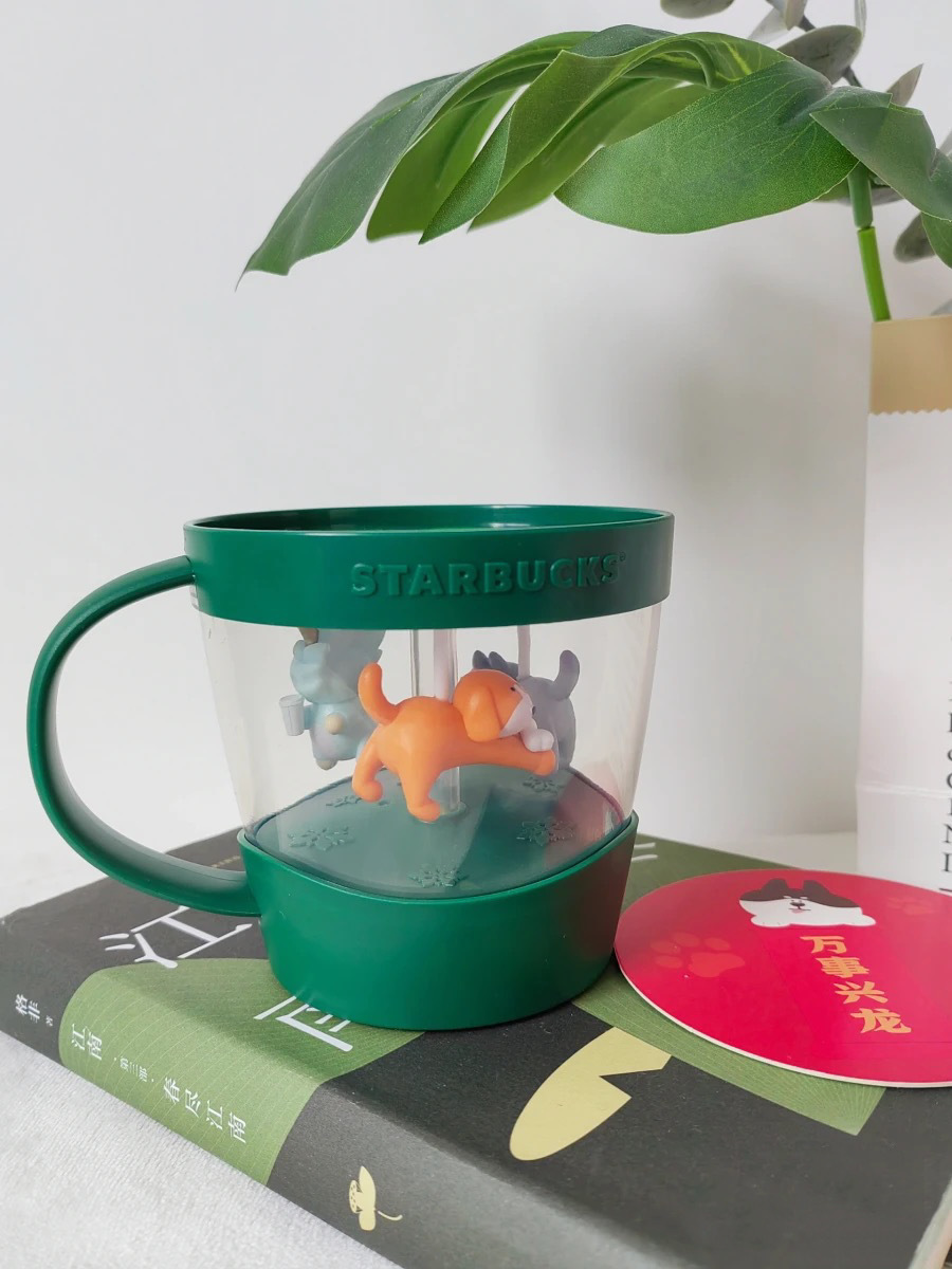 【現貨出清】Starbucks 星巴克 旋轉 治癒 跑馬燈 發光 音樂盒