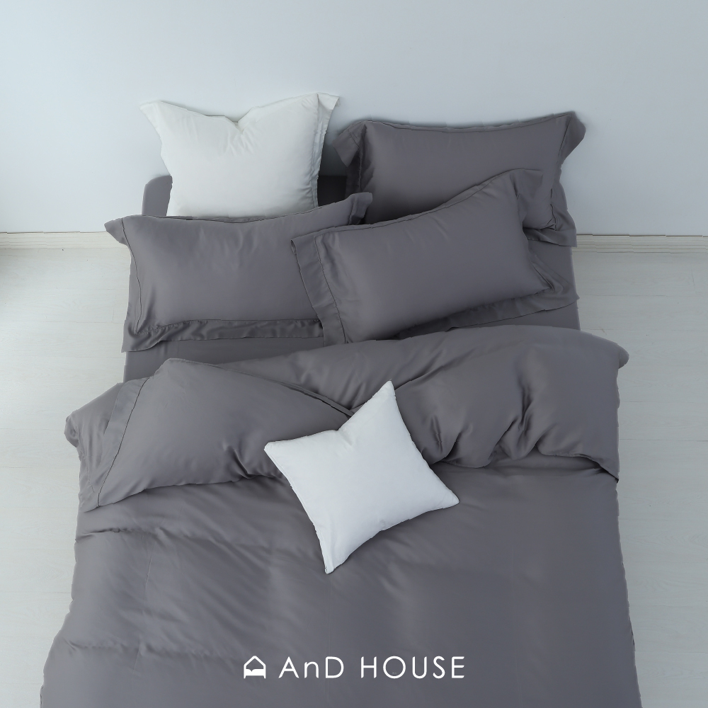 80支天絲｜100%萊賽爾｜沉穩灰｜單品&床包被套組