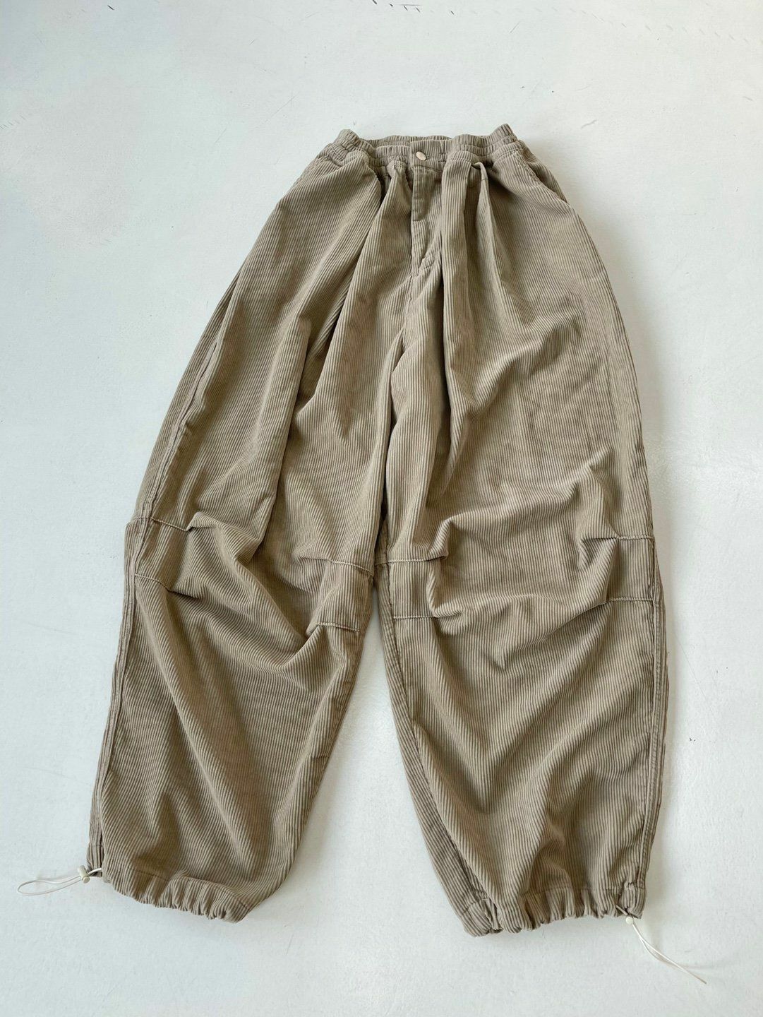 燈心絨可束腳鬆身褲  LANE-038P