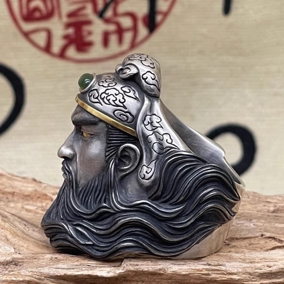 關公戒指,關二爺戒指,關羽戒指