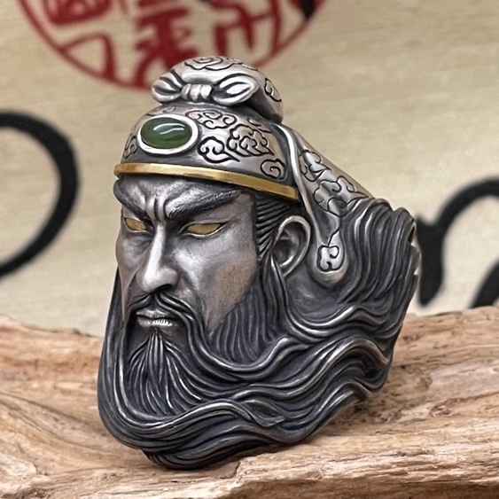 關公戒指,關二爺戒指,關羽戒指