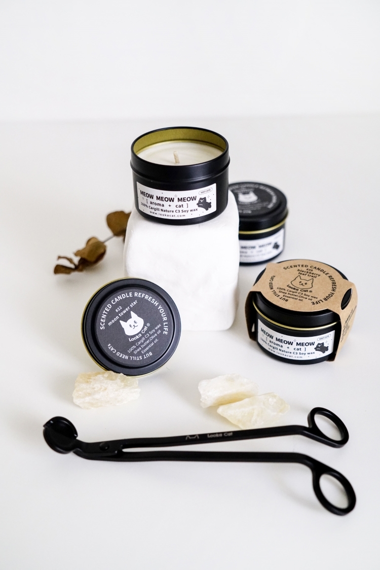 燭芯剪與天然香氛蠟燭