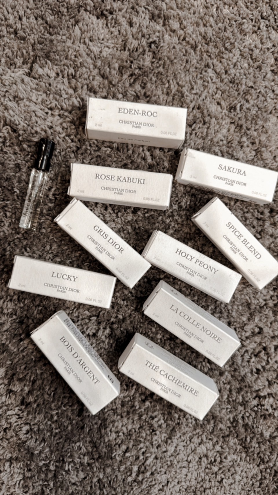 Dior 高級訂製香水 試管香