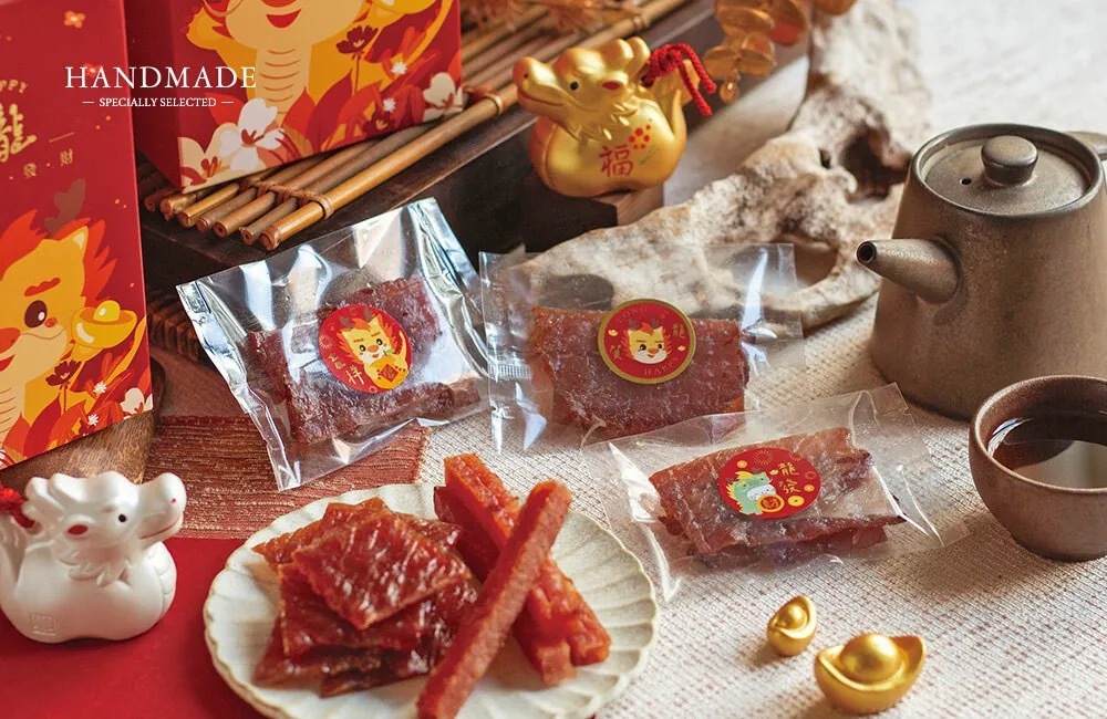 禮品貼紙 春節- 龍發仔 75枚*2包 3cm【01-71503006】