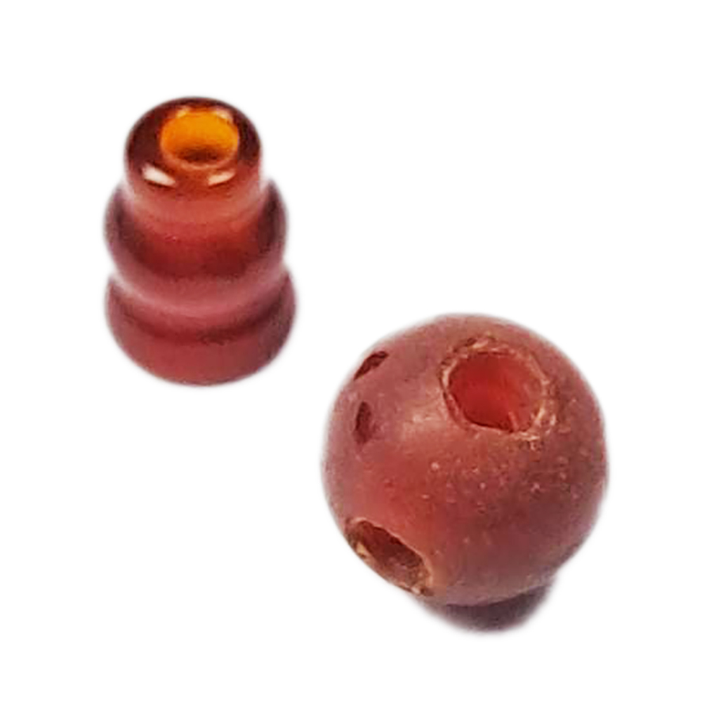 紅玉髓 三通頭 佛珠頭7.7 mm【十方】153196