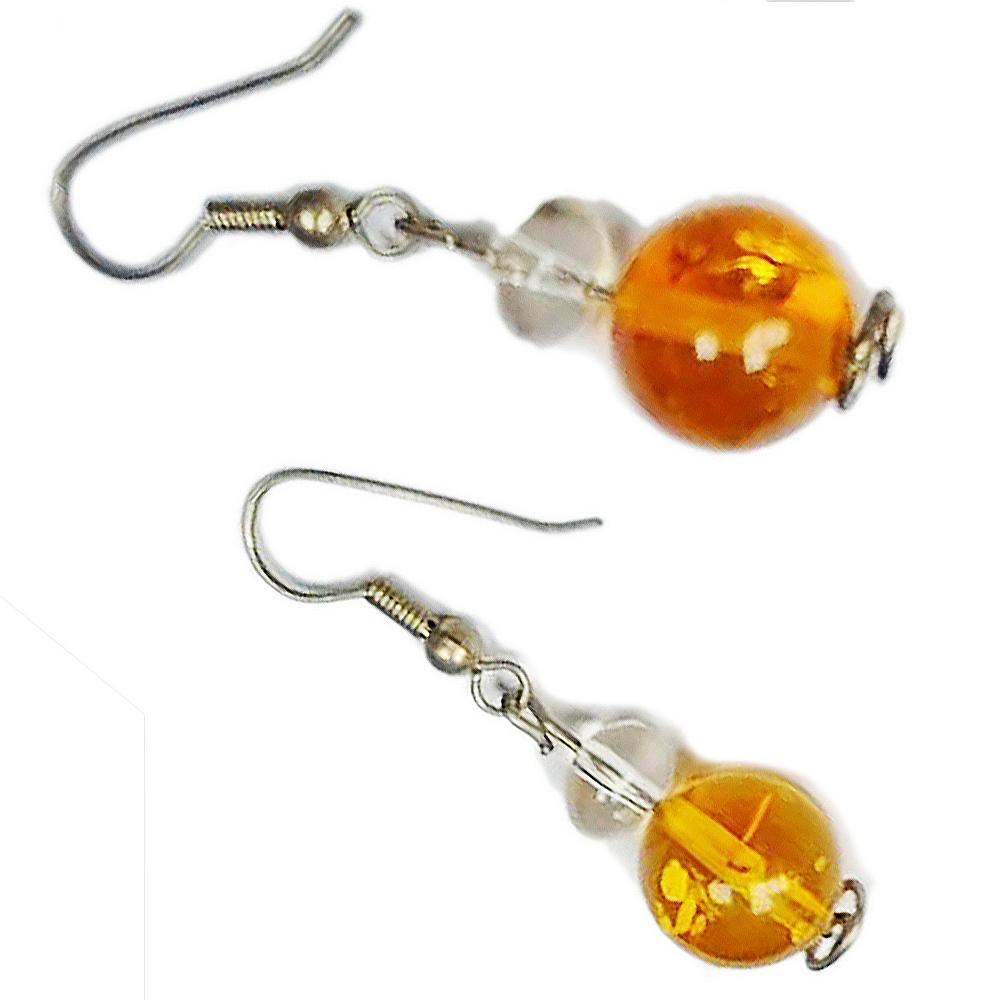 琥珀耳環【十方】153218
