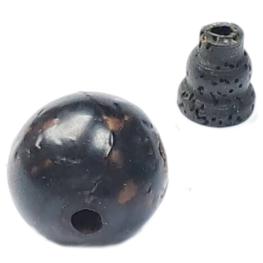 草菩提 三通頭 佛珠頭 12mm【十方】153198