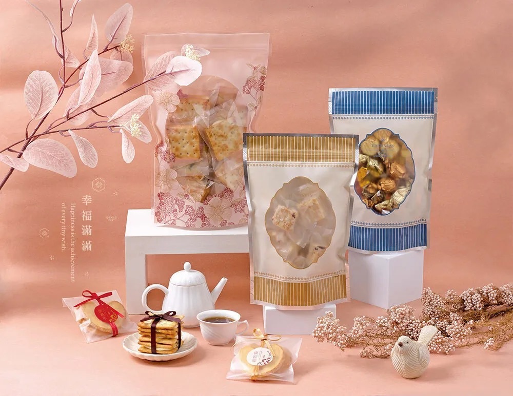 站立夾鏈袋- 幸福莊園-藍 50入/包 16*25+8cm【4-90216002】