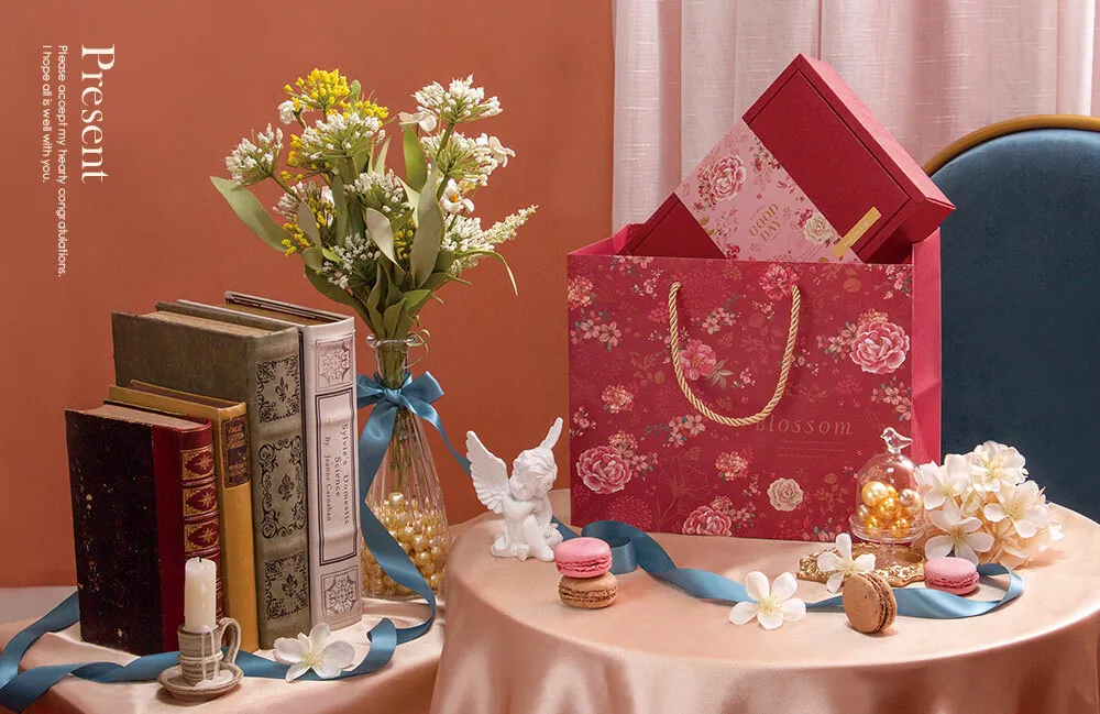 包裝紙封- 迎花慶-粉 30入/包 8.5*61.5cm【3-239134】