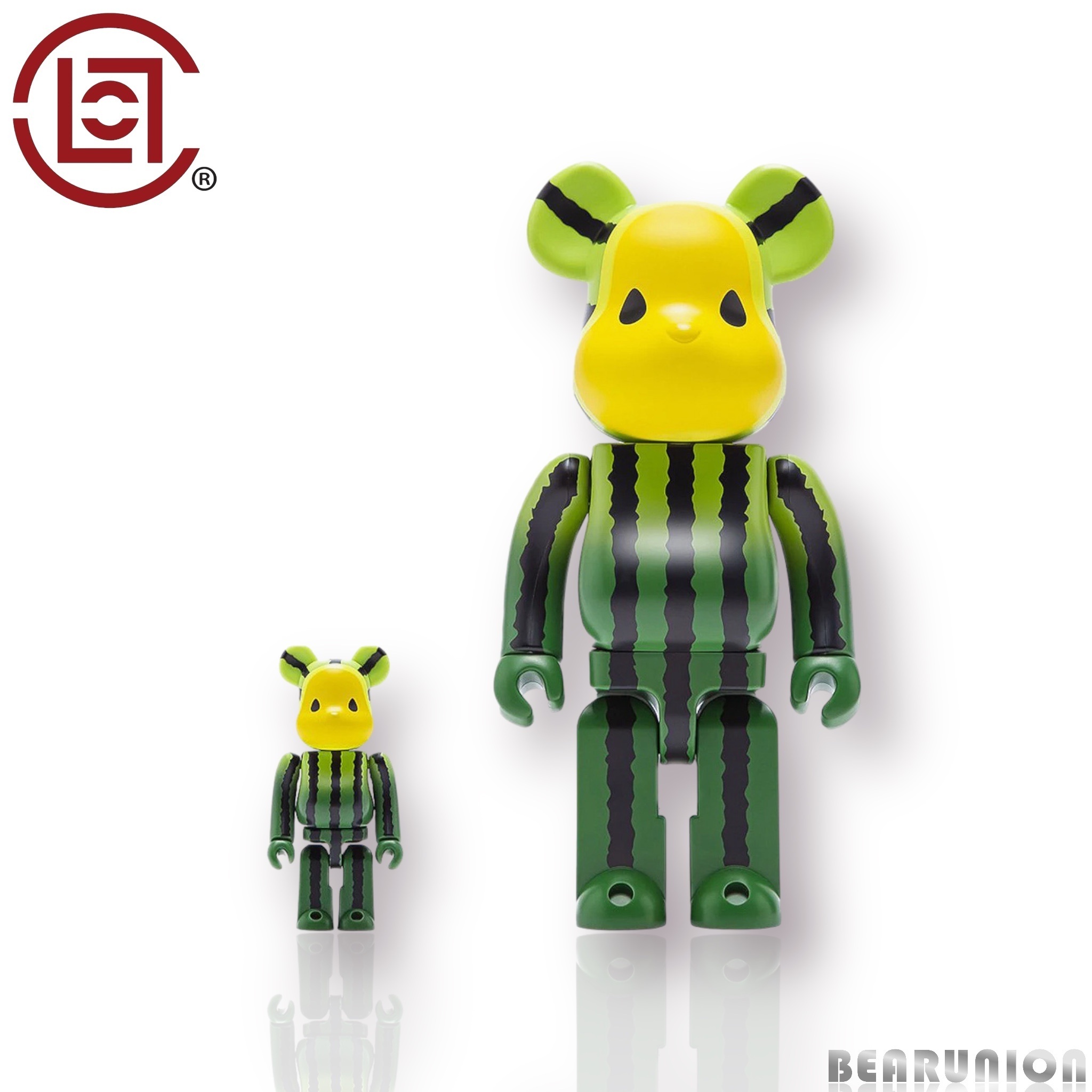 🥇現貨🥇Bearbrick 400% 100% clot watermelon