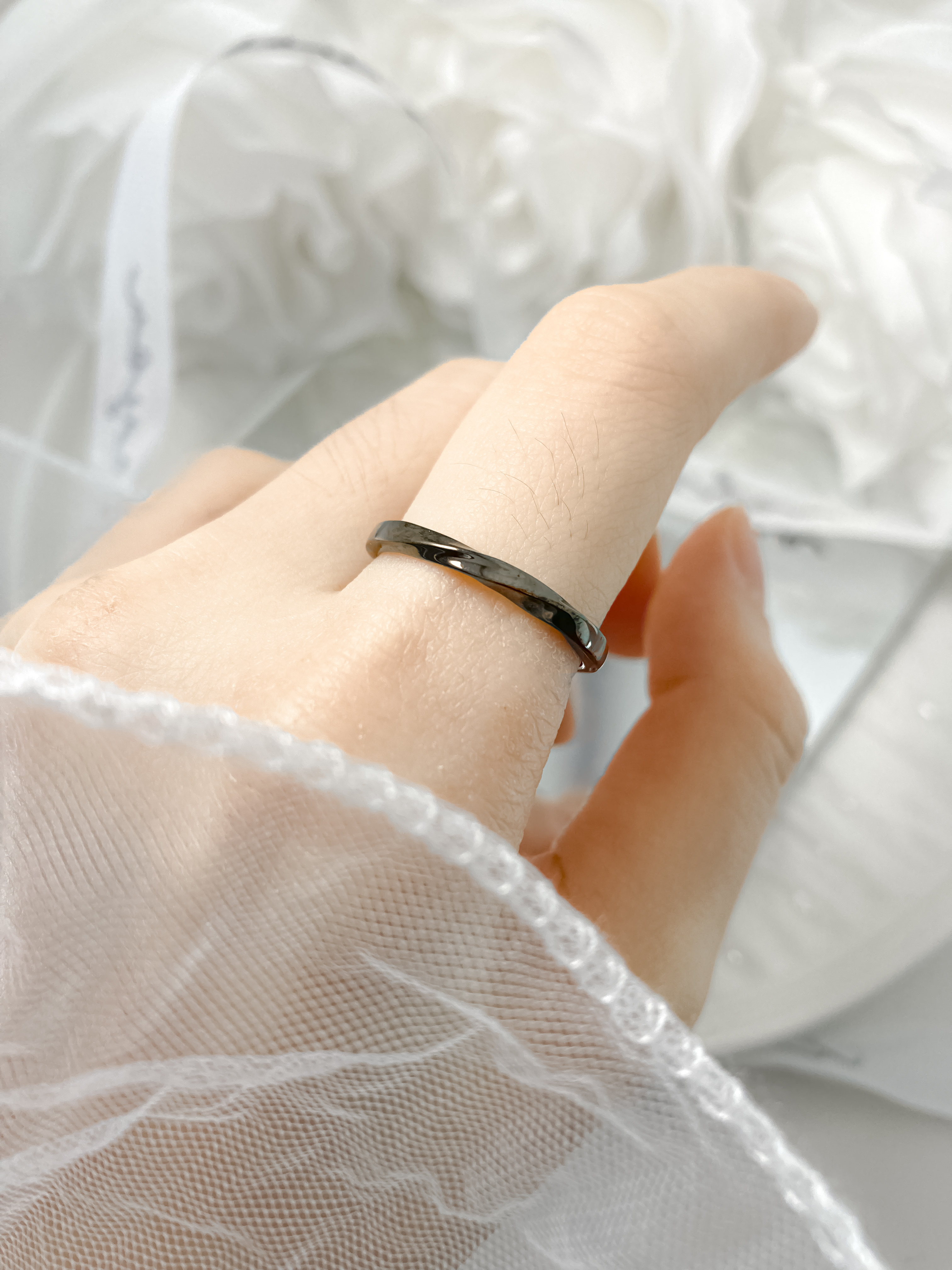 「細節」情侶戒指💍 ｜S925純銀｜活口對戒｜免費刻字✒️｜