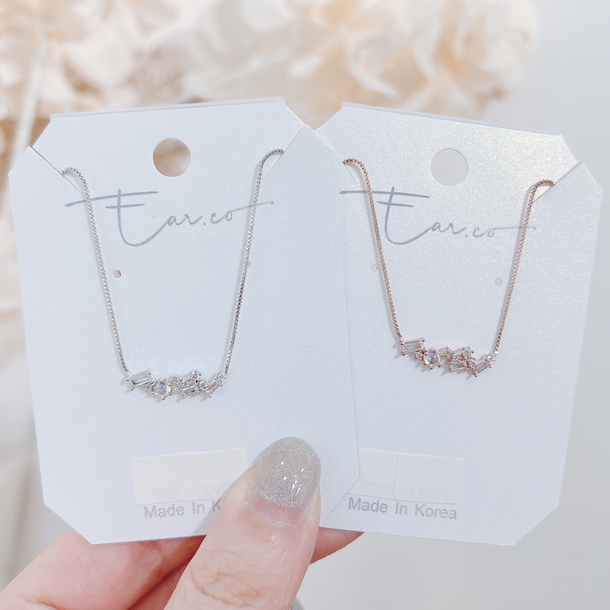 幻彩混合皓石蛇骨幼頸鏈