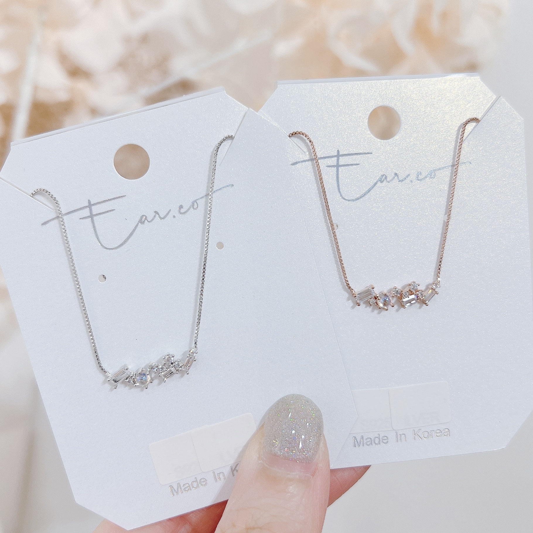 幻彩混合皓石蛇骨幼頸鏈