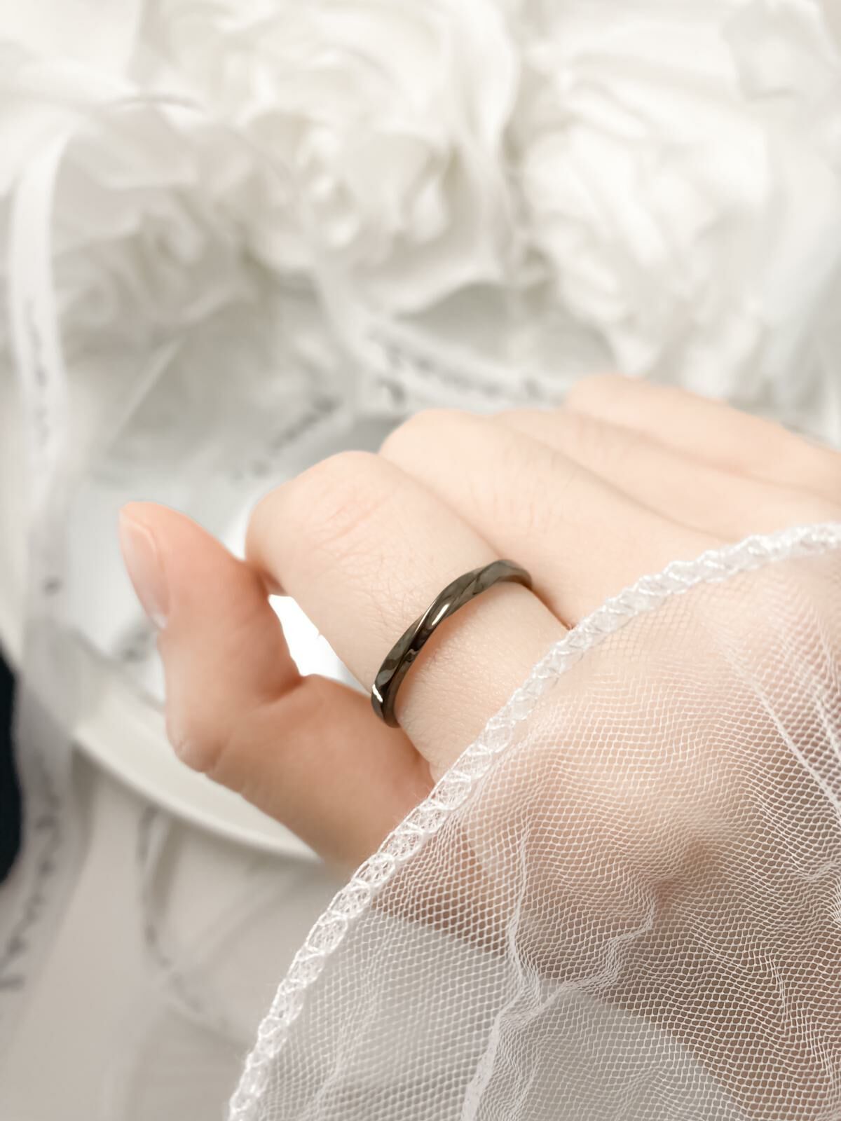 黑色莫比烏斯戒指