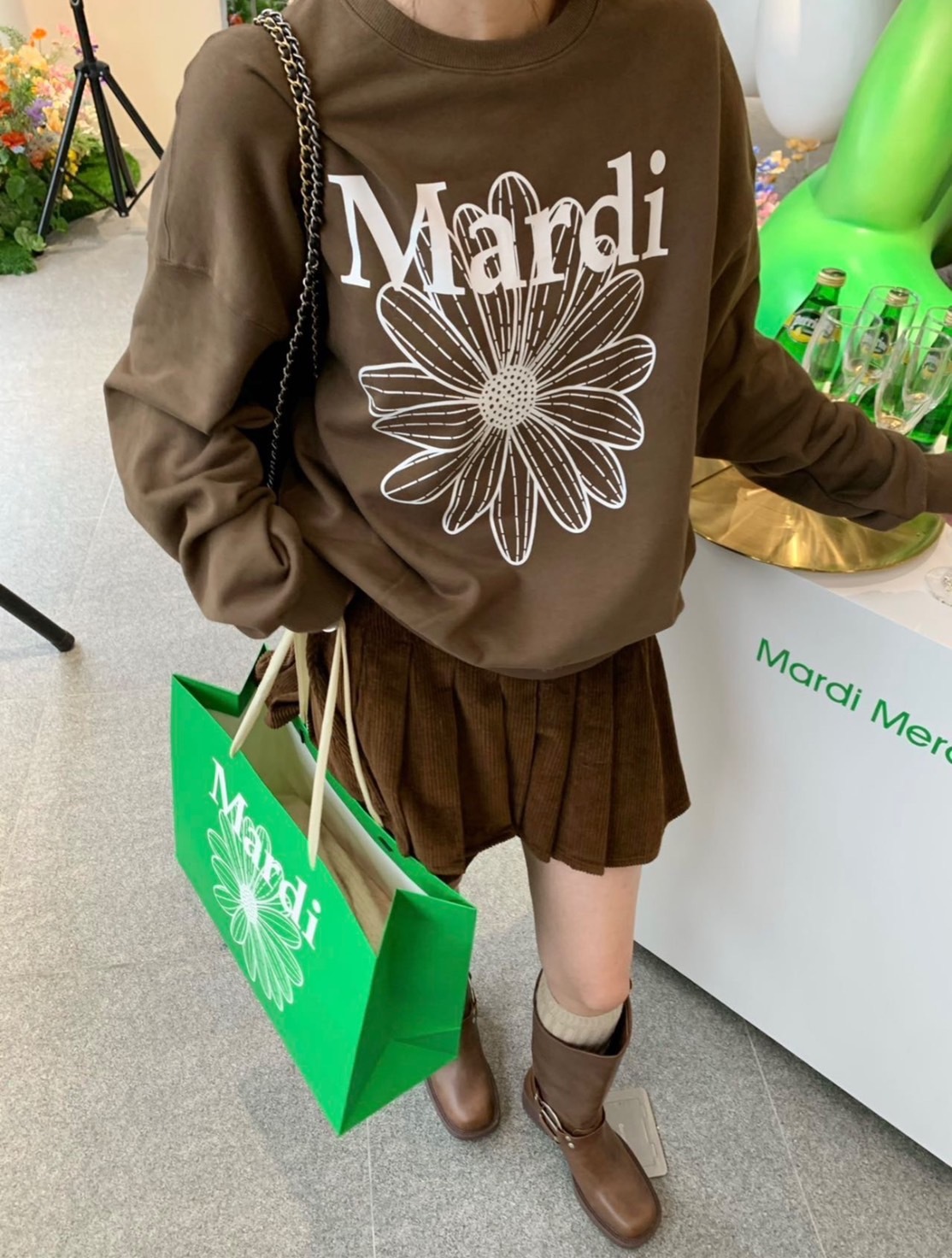 【Mardi】金高銀同款 大學踢 大學T 小雛菊