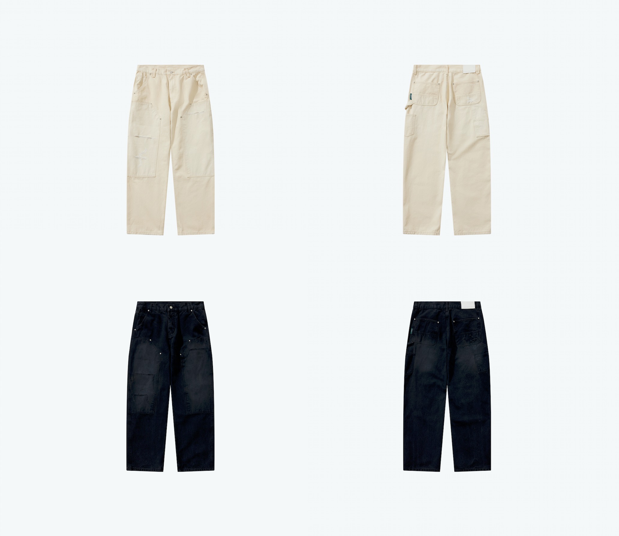 SENSE Heavy Wash Double Knee