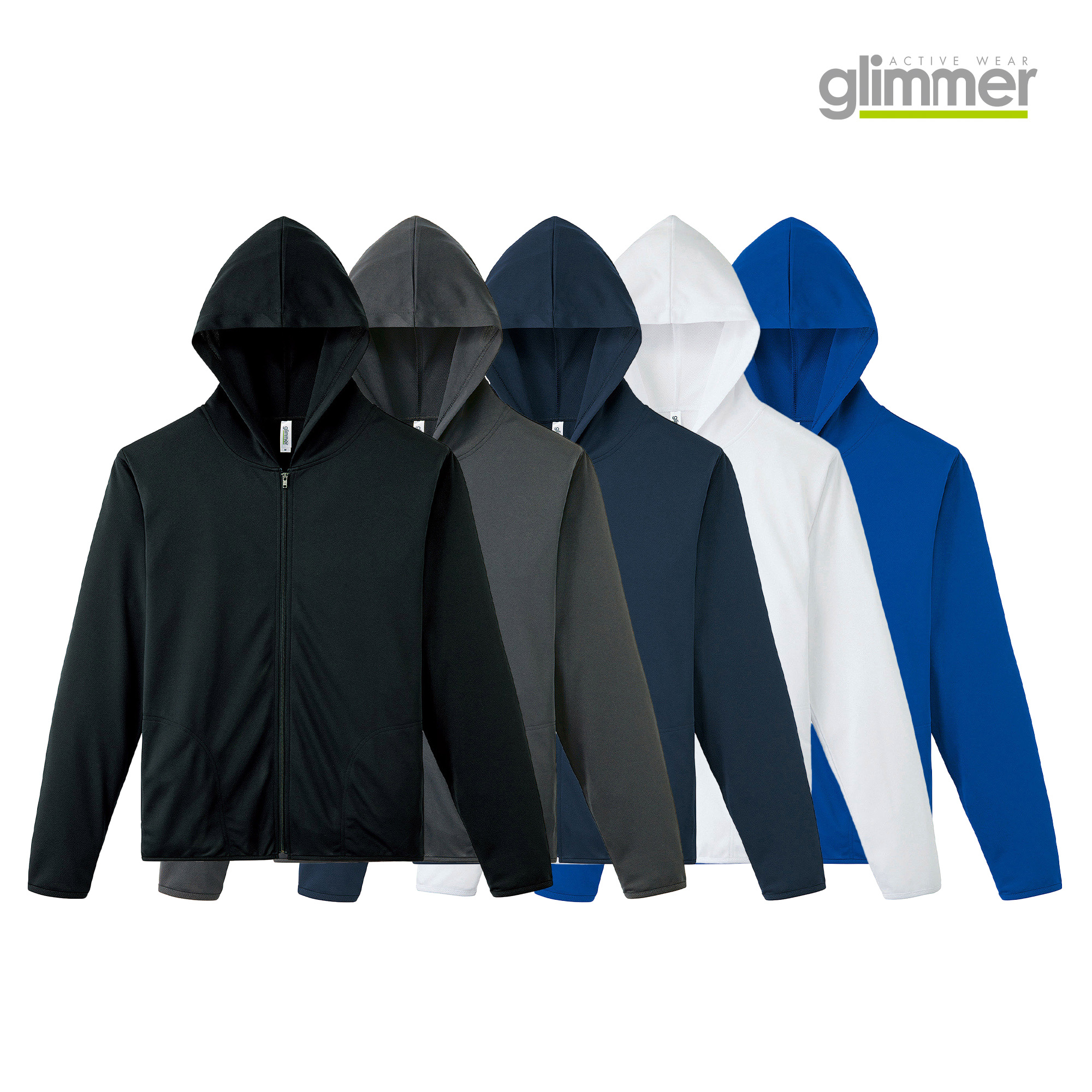 日本 glimmer 4.4oz 338 AMZ 抗UV機能連帽外套