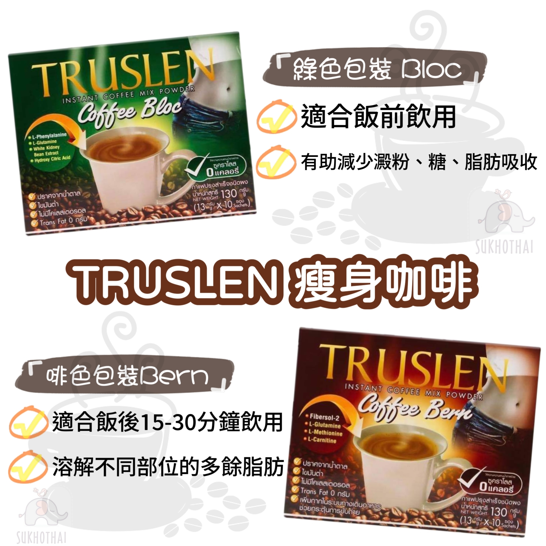 TRUSLEN 瘦身咖啡( 一盒十包)