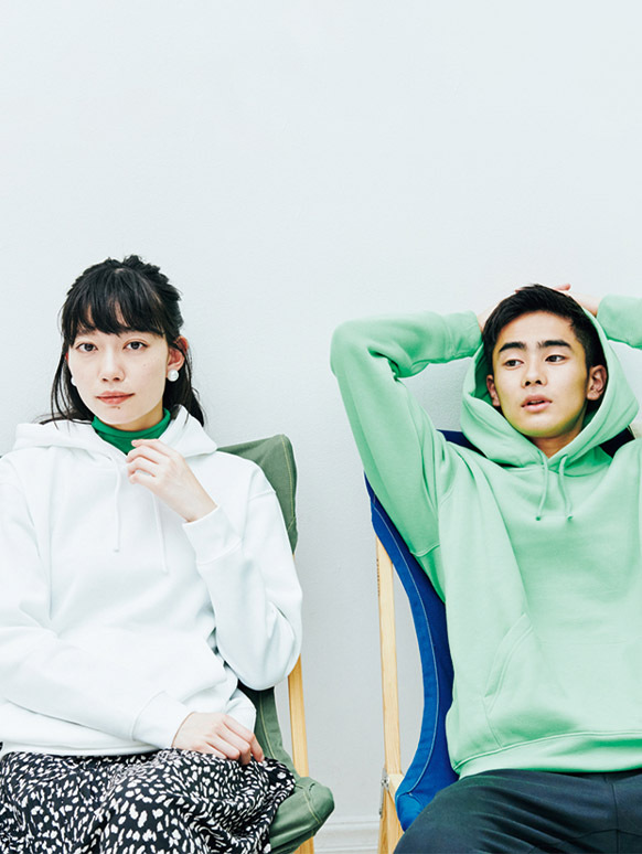 日本 glimmer 10.0oz 347 AFH 重磅T-C內刷毛連帽Ｔ恤