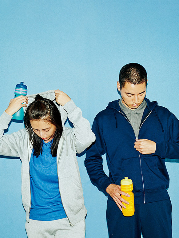 日本 glimmer 10.0oz 348 AFZ 重磅T-C內刷毛連帽拉鍊外套