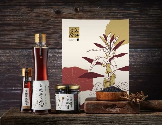 油籽學堂_有機黑芝麻油禮盒