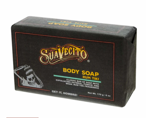 SUAVECITO 黑蘭姆酒香燕麥保濕沖涼皂 6oz