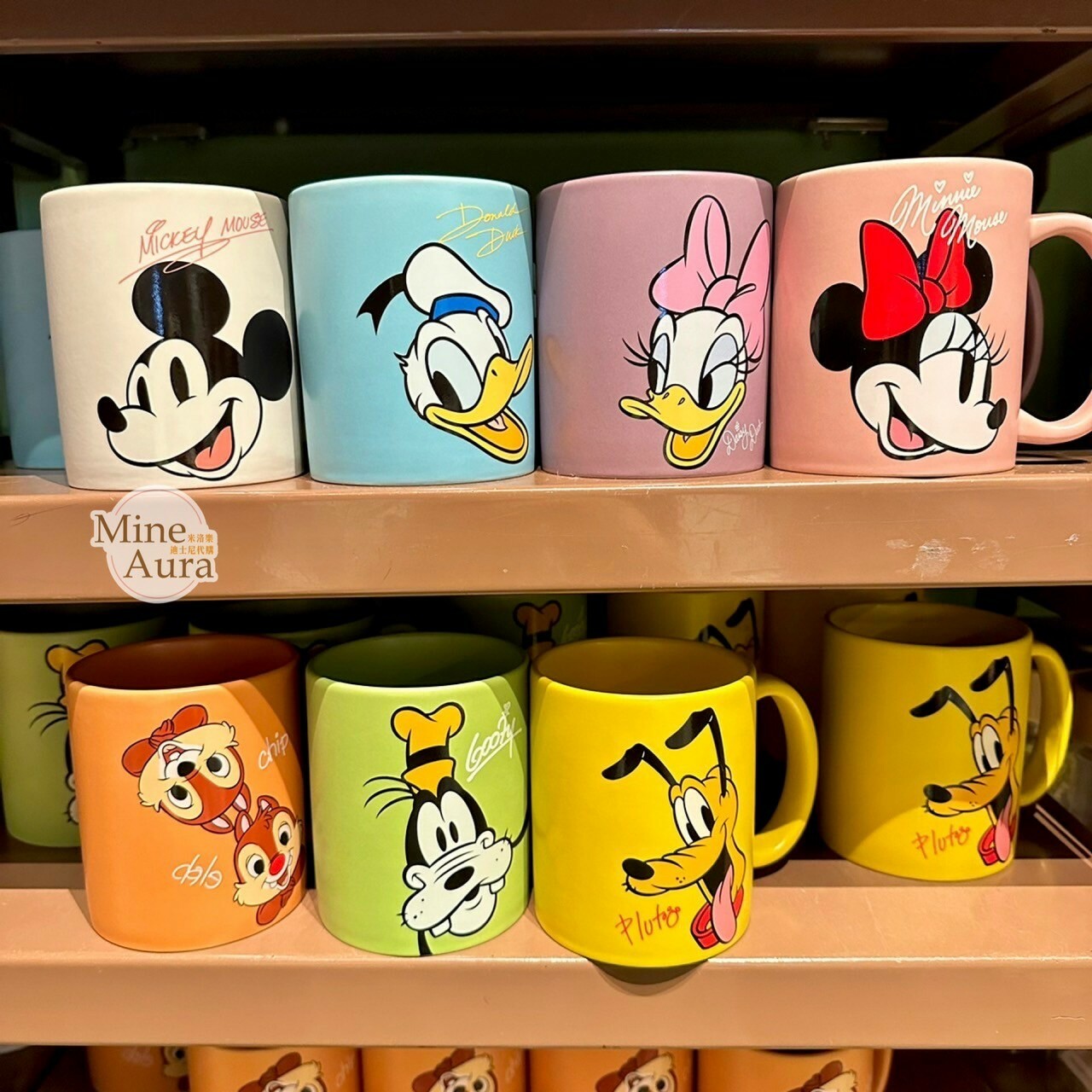 米奇 Mickey 大頭圖案 陶瓷 馬克杯 水杯 -香港迪士尼樂園