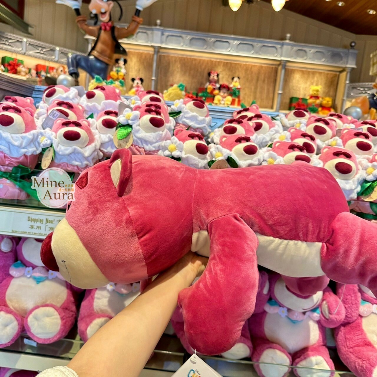 熊抱哥 Lotso 趴趴睡顏 睡姿 趴姿 娃娃玩偶 玩具總動員 Toy Story -香港迪士尼樂園