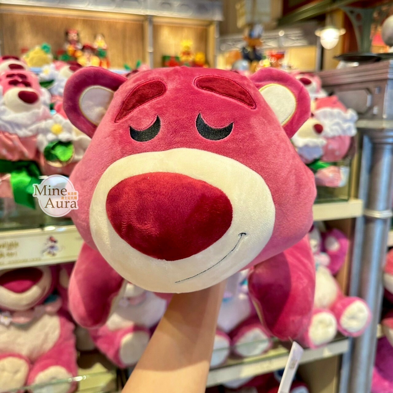 熊抱哥 Lotso 趴趴睡顏 睡姿 趴姿 娃娃玩偶 玩具總動員 Toy Story -香港迪士尼樂園