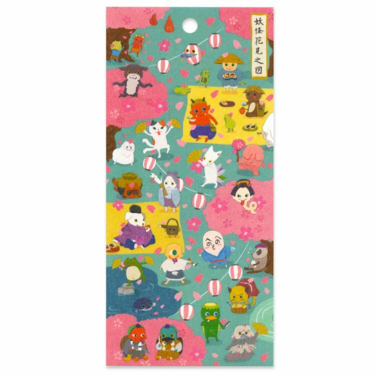 日本妖怪祭典 手帳貼紙｜日本ACTIVE CORPORATION