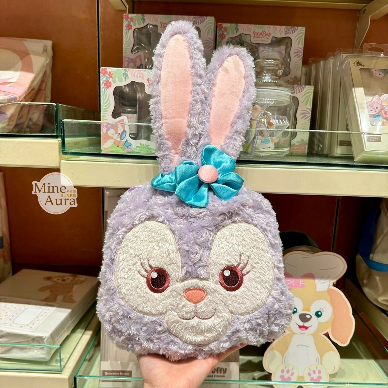 史黛拉露 星黛露 StellaLou 大頭造型 收納 毛毯 毯子 -香港迪士尼樂園